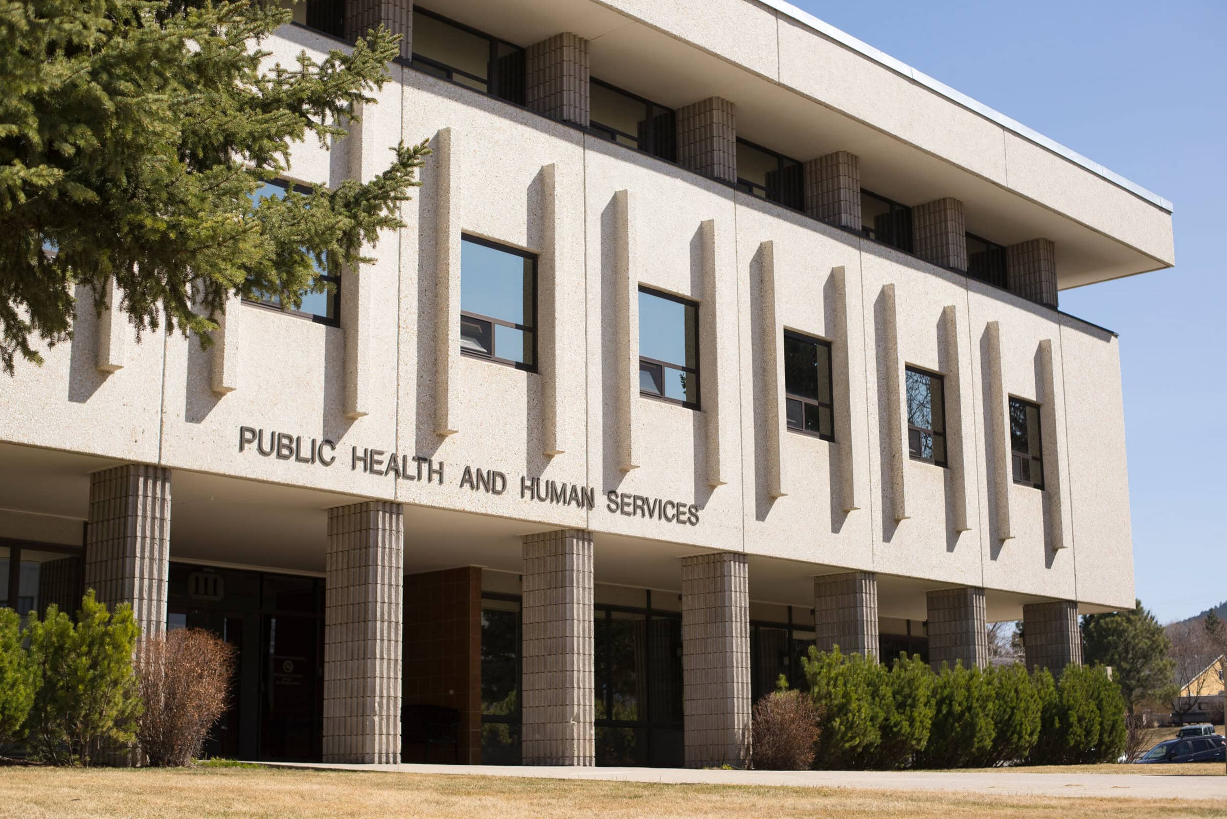 Helena,,Montana,-,April,8,,2020:,Department,Of,Public,Heath Exterior photo of the Department of Public Health building in Helena, Montana